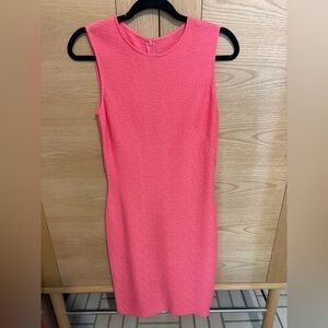 Women's St. John Pink Wool Blend Dress - Size 2
